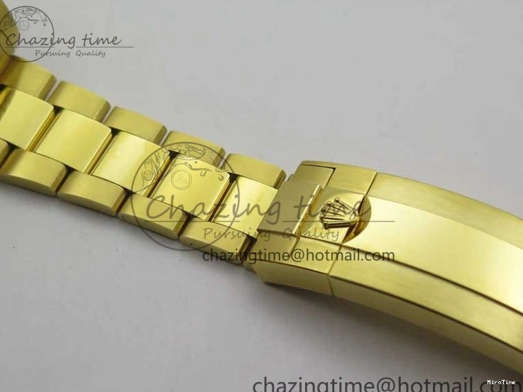 MiroTime 1223 Unisex Submariner 41mm 126618 LB YG EWF Blue Dial on YG Bracelet A 2615